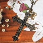 Large Cross Necklace Free ..